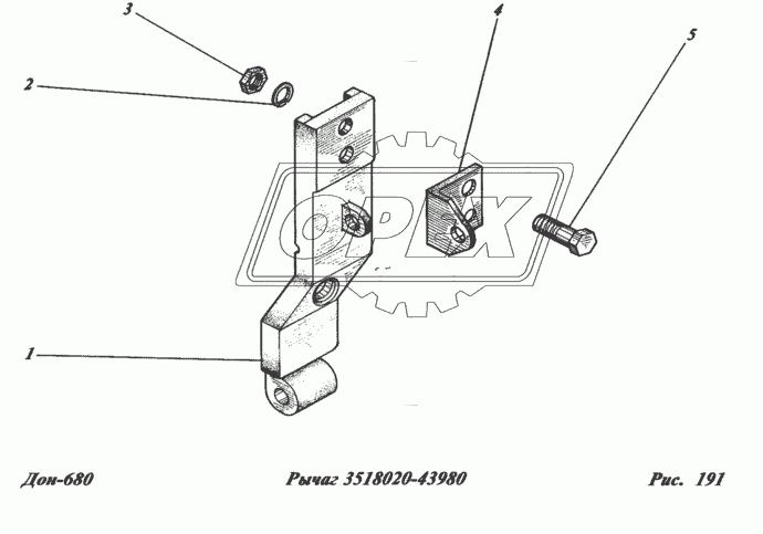 Рычаг 3518020-43980
