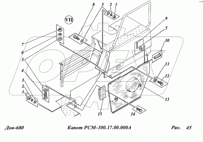 Капот РСМ-100.17.00.000А