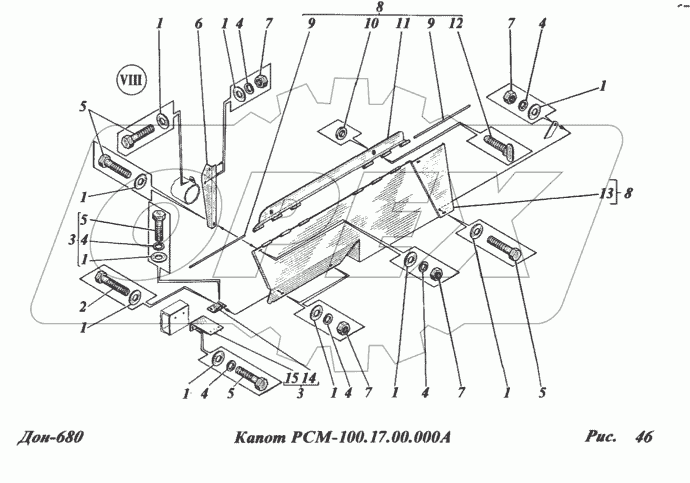 Капот РСМ-100.17.00.000А