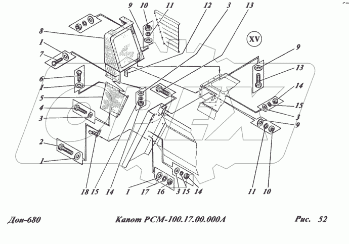 Капот РСМ-100.17.00.000А