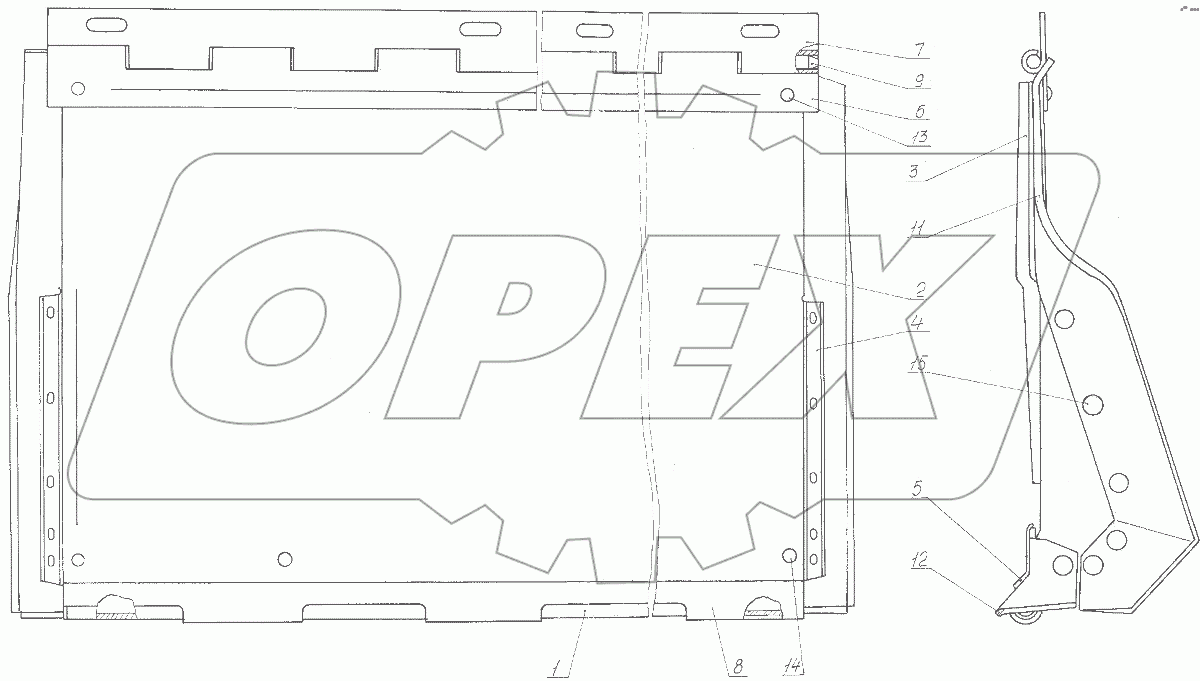  Щиток переходной (54-1-7Б)