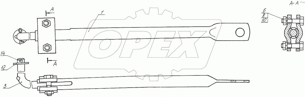  Тяга (ЖКС 01.700)