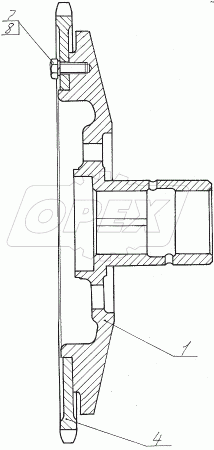  Диск ведущий (ЖКС 01.740)