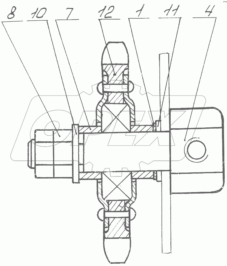  Звездочка натяжная (54-1-2-12Б)