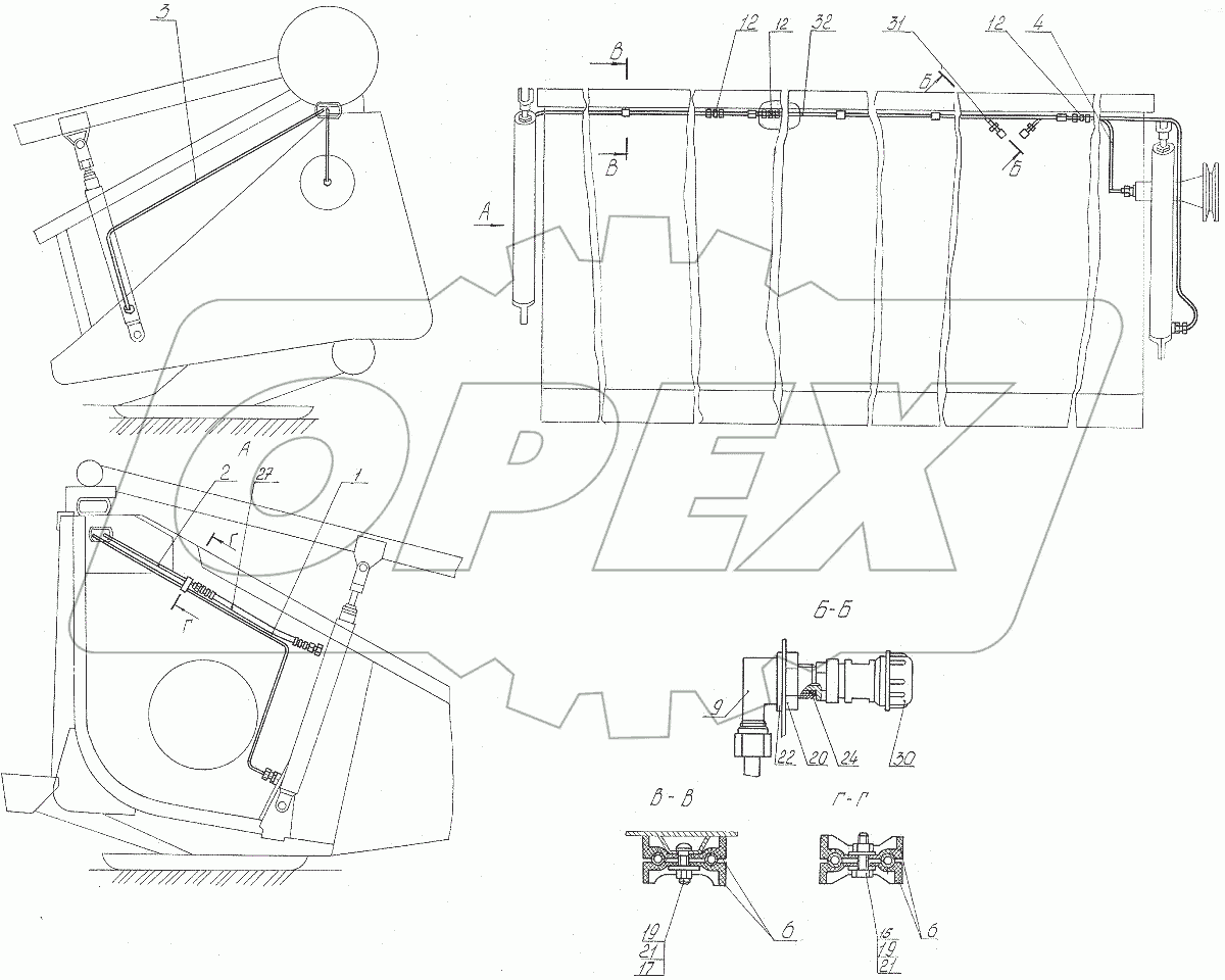  Гидросистема жатки (ЖКС 09.000А)