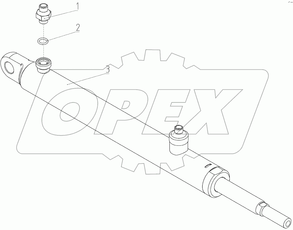  Гидроцилиндр (РСМ-10.27.15.140)