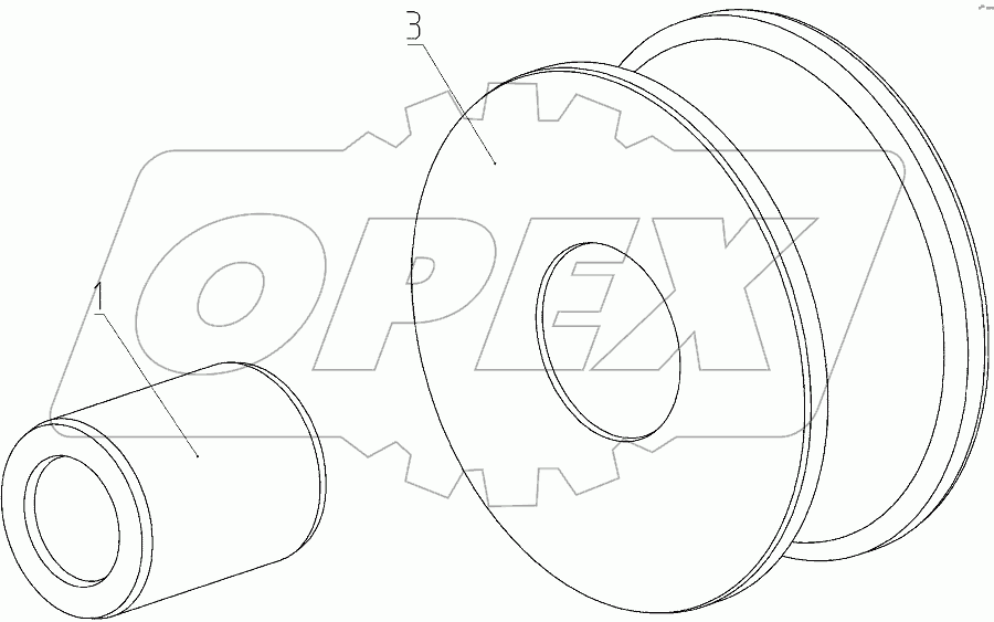  Ролик (3518050-11590)