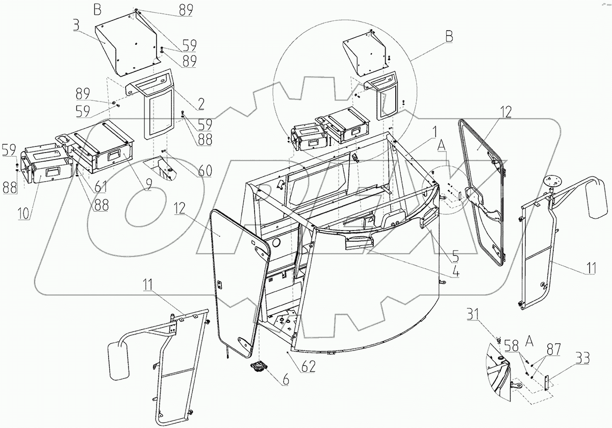 Каркас (161.06.05.000Ф)