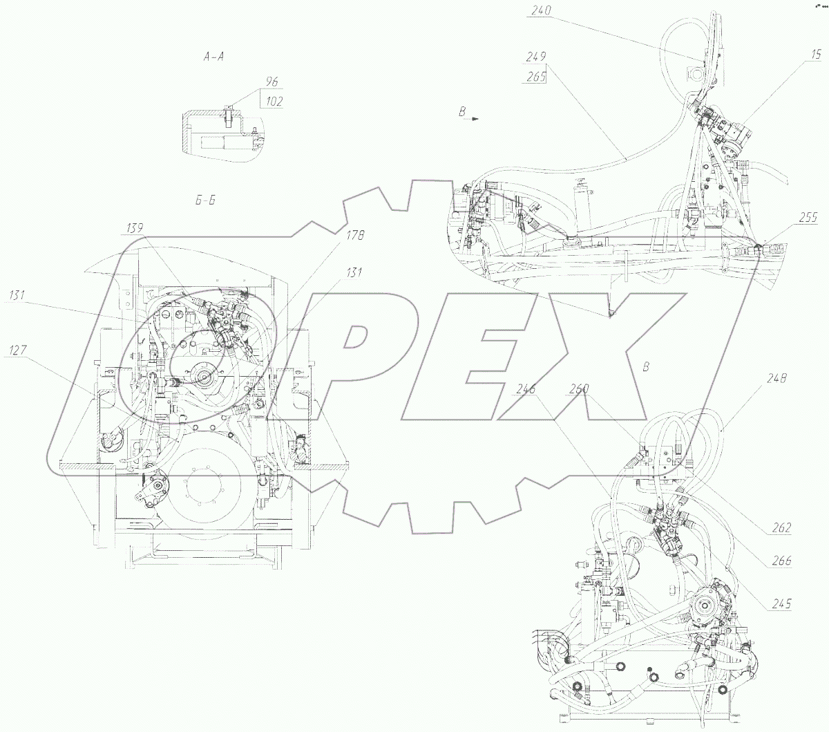  Гидросистема (2375.46.00.000-04)