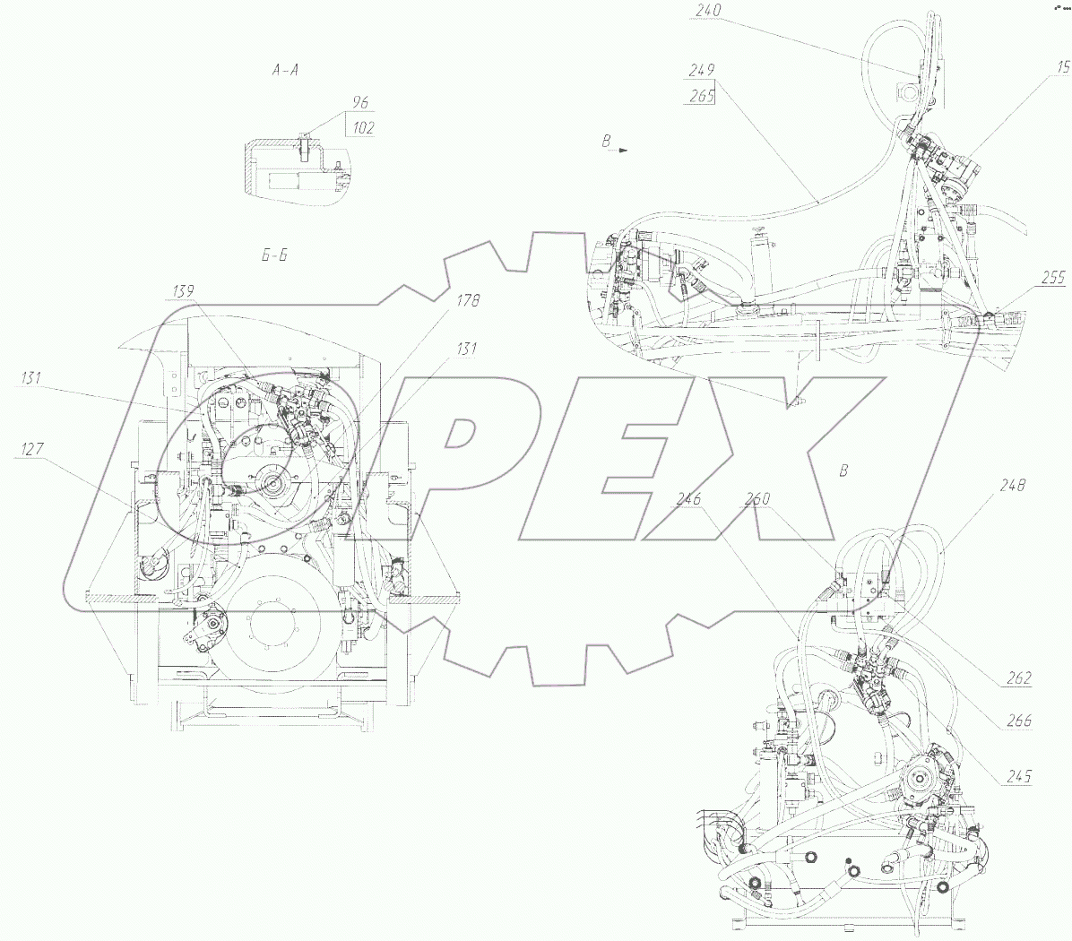  Гидросистема (2375.46.00.000-05)