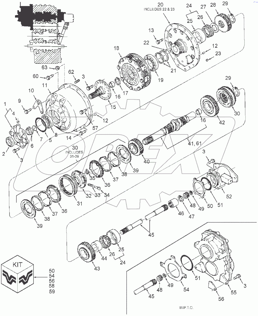  Первичный вал трансмиссии (2375.07.014)