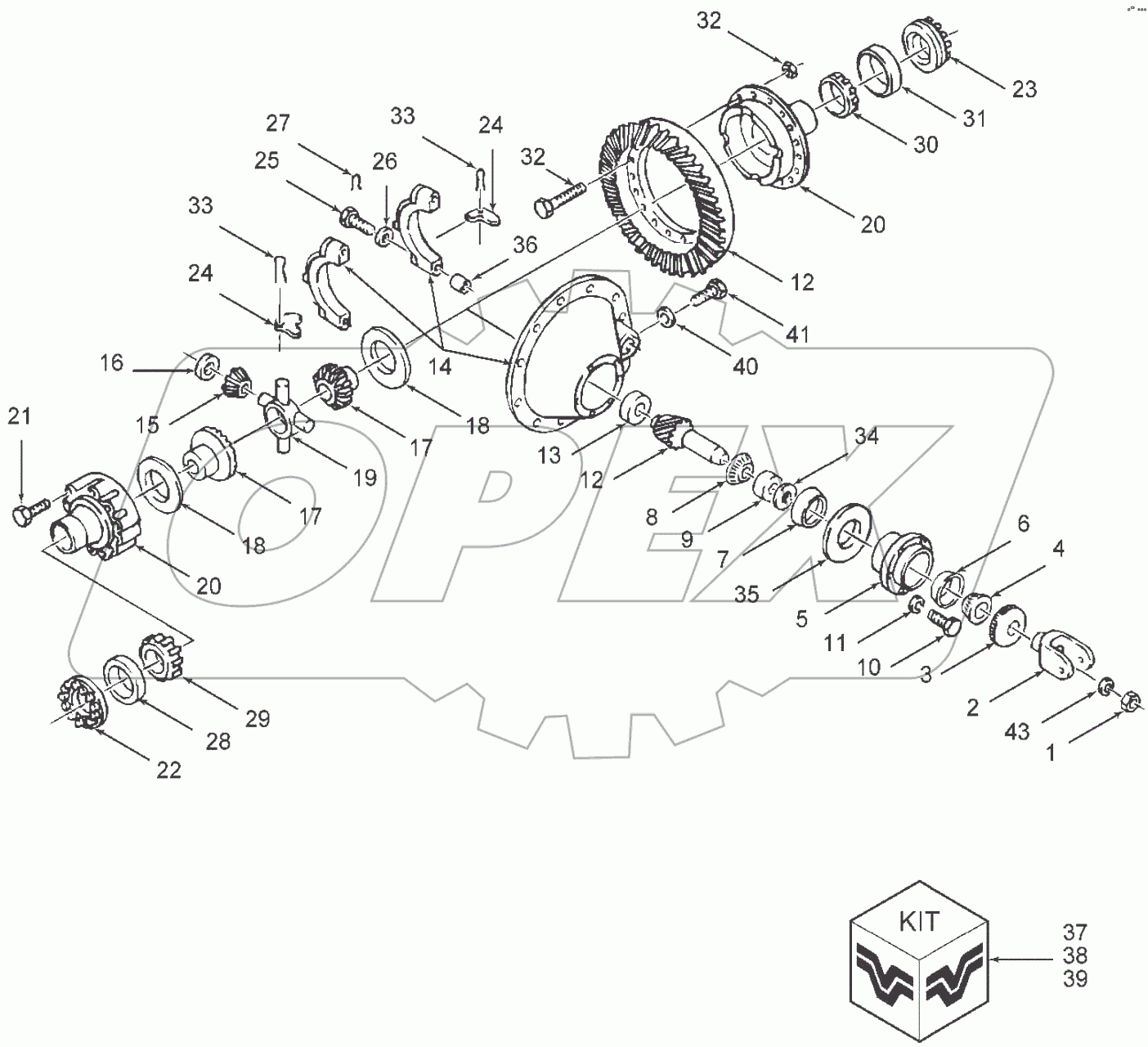  Дифференциал без блокировки (2375.07.003)