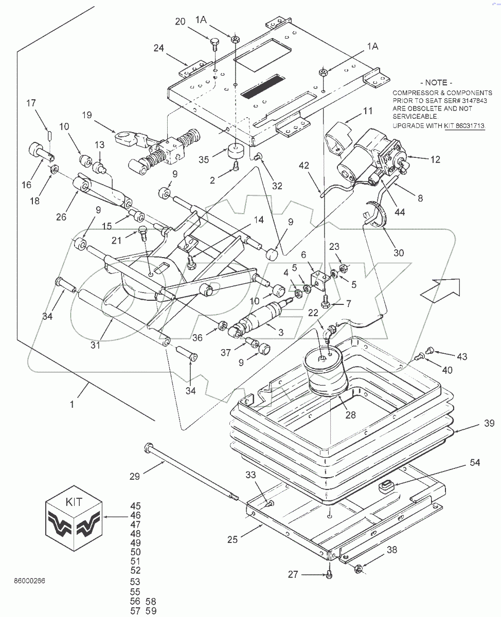  Подвеска сиденья (2375.09.003)