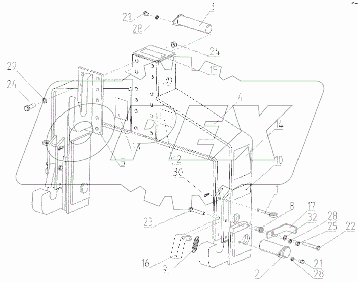  Механизм подъемный (86027919R)