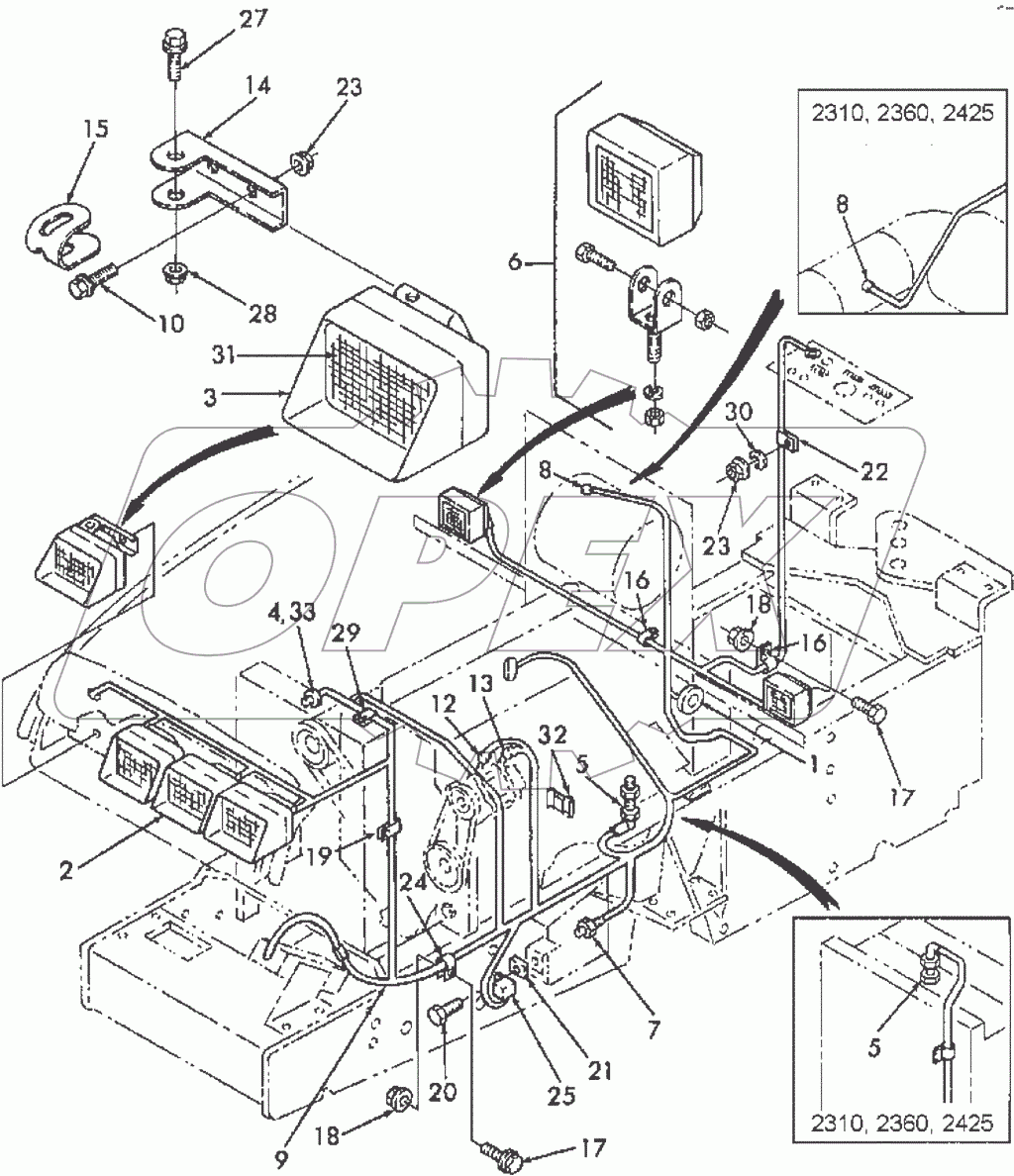  Электрическая проводка передняя (2375.03.001)