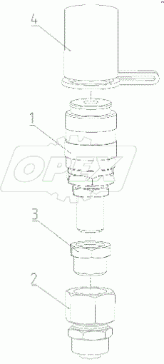  Розетка соединительная (5082 1/4МО2)
