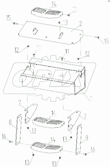  Ящик инструментальный (2375.39.14.010)