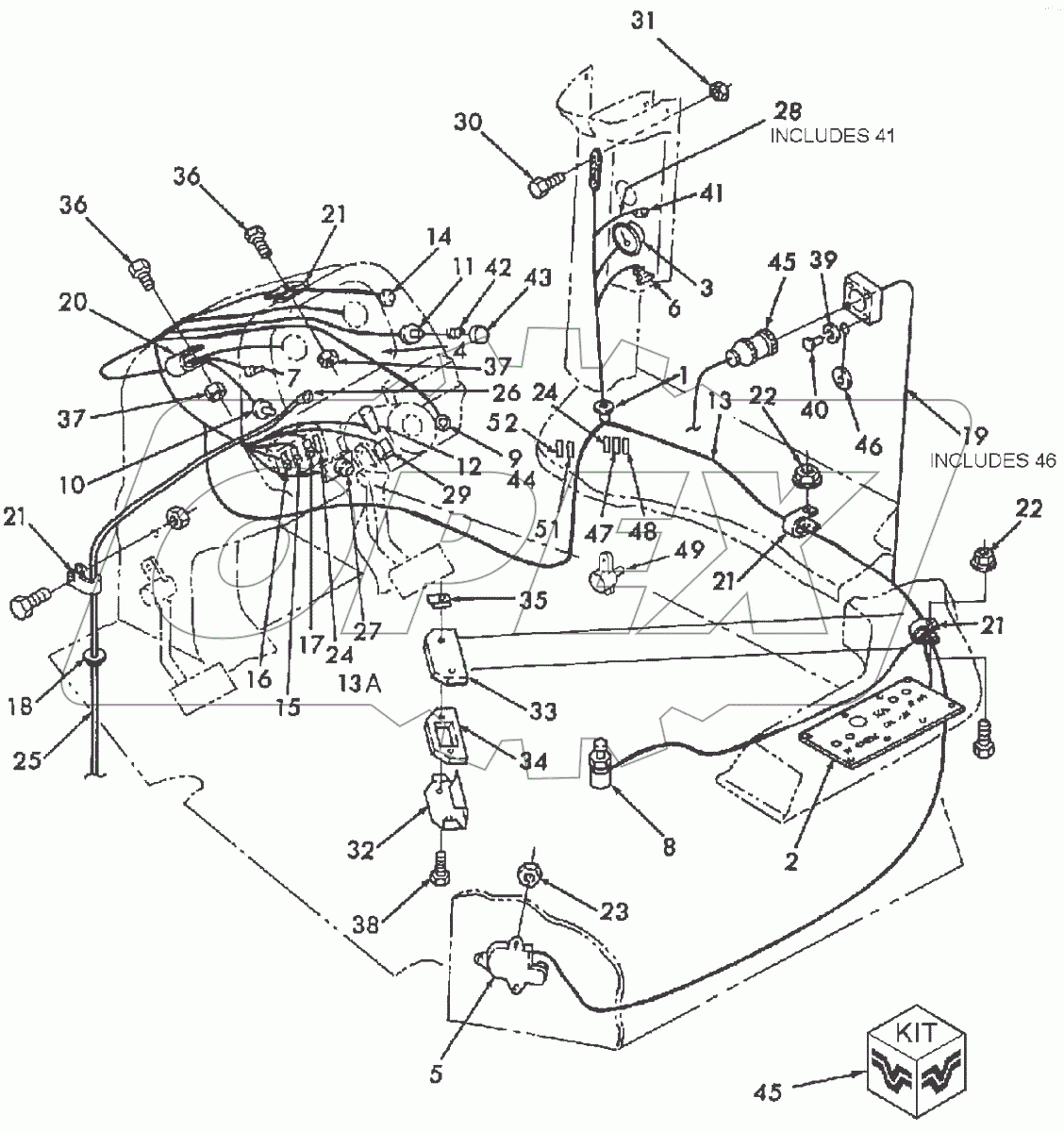  Электрическая проводка кабины (2375.03.006)