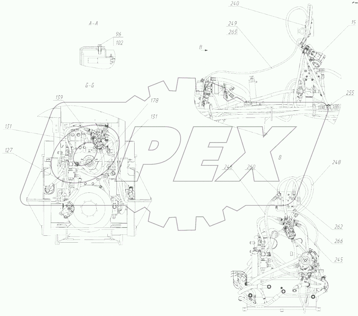  Гидросистема (2375.46.00.000-01)