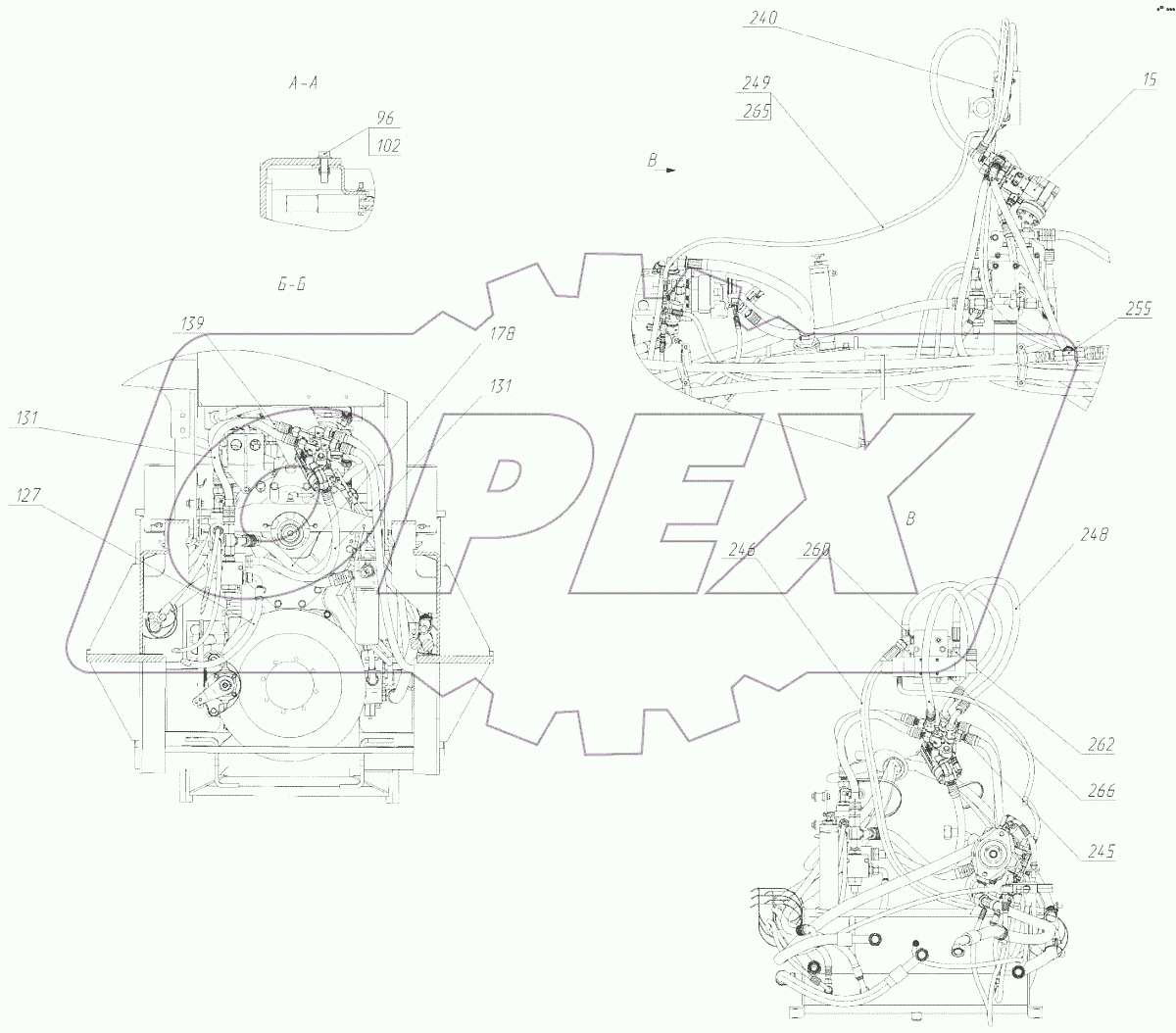  Гидросистема (2375.46.00.000-02)