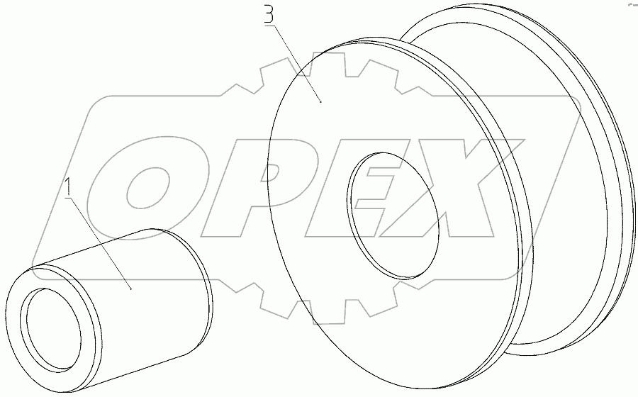  Ролик (3518050-11590)