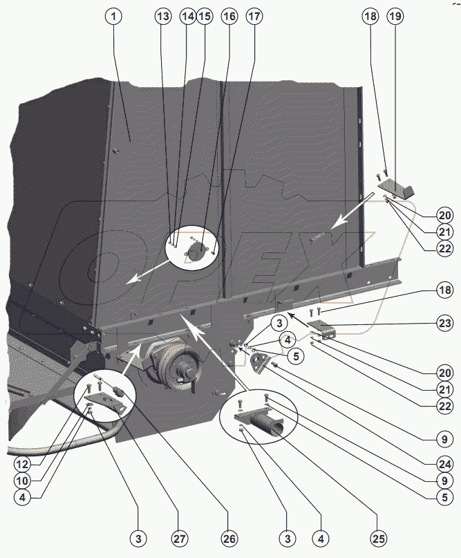 101.14.05.010 Измельчитель разбрасыватель