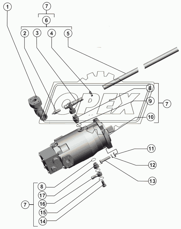 Гидромотор аксиально-поршневой 1