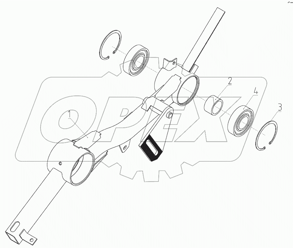 Рычаг 101.01.45.420