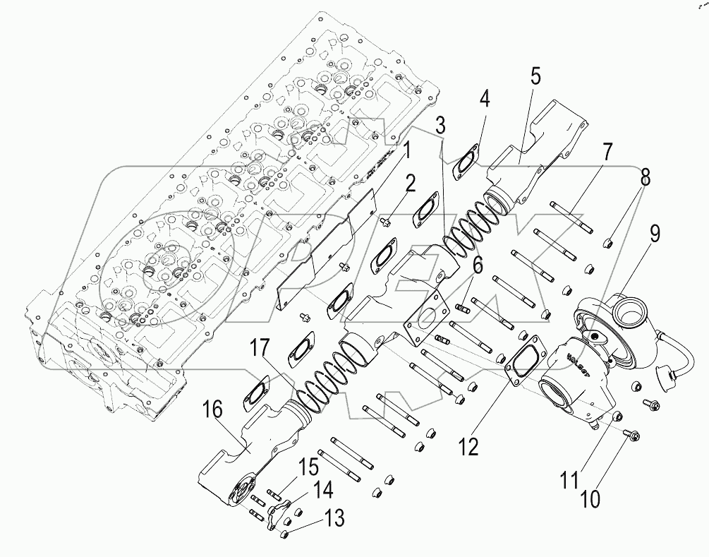  1D07S3T1.10 EXHAUST SYSTEM
