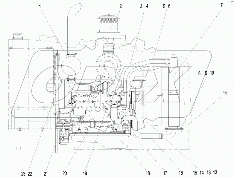  A810102030180 Power system assembly