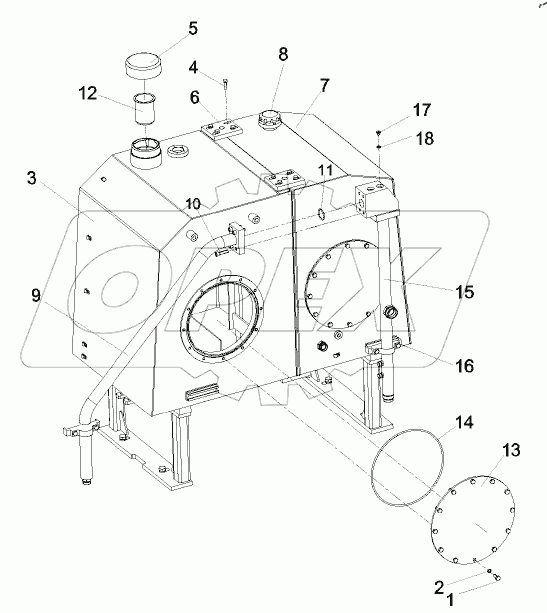  10184295 Tank GP, oil