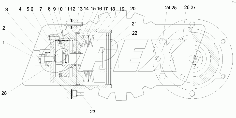  A810201080016 Parking Brake