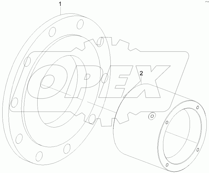  A810304040017 Wheel hub