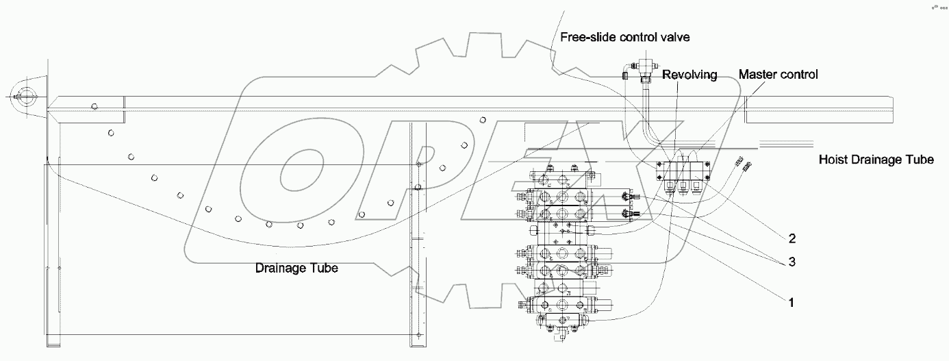  11008465 Master control&oil draining circuit