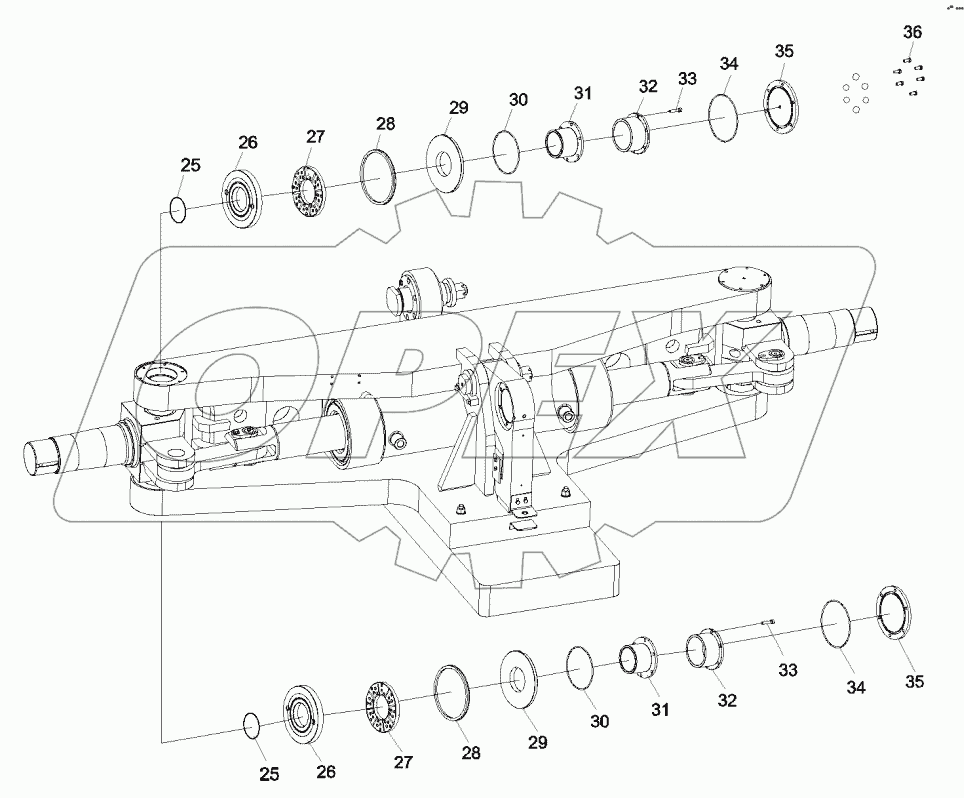  10424819 Steering shaft RSC45.8