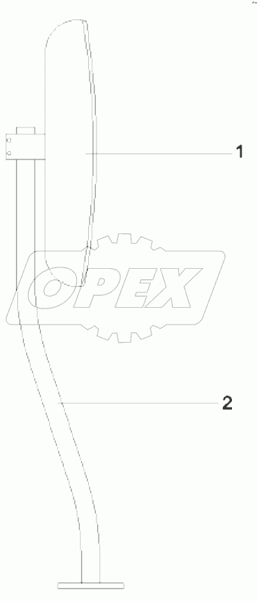  110201511 Mirror, left