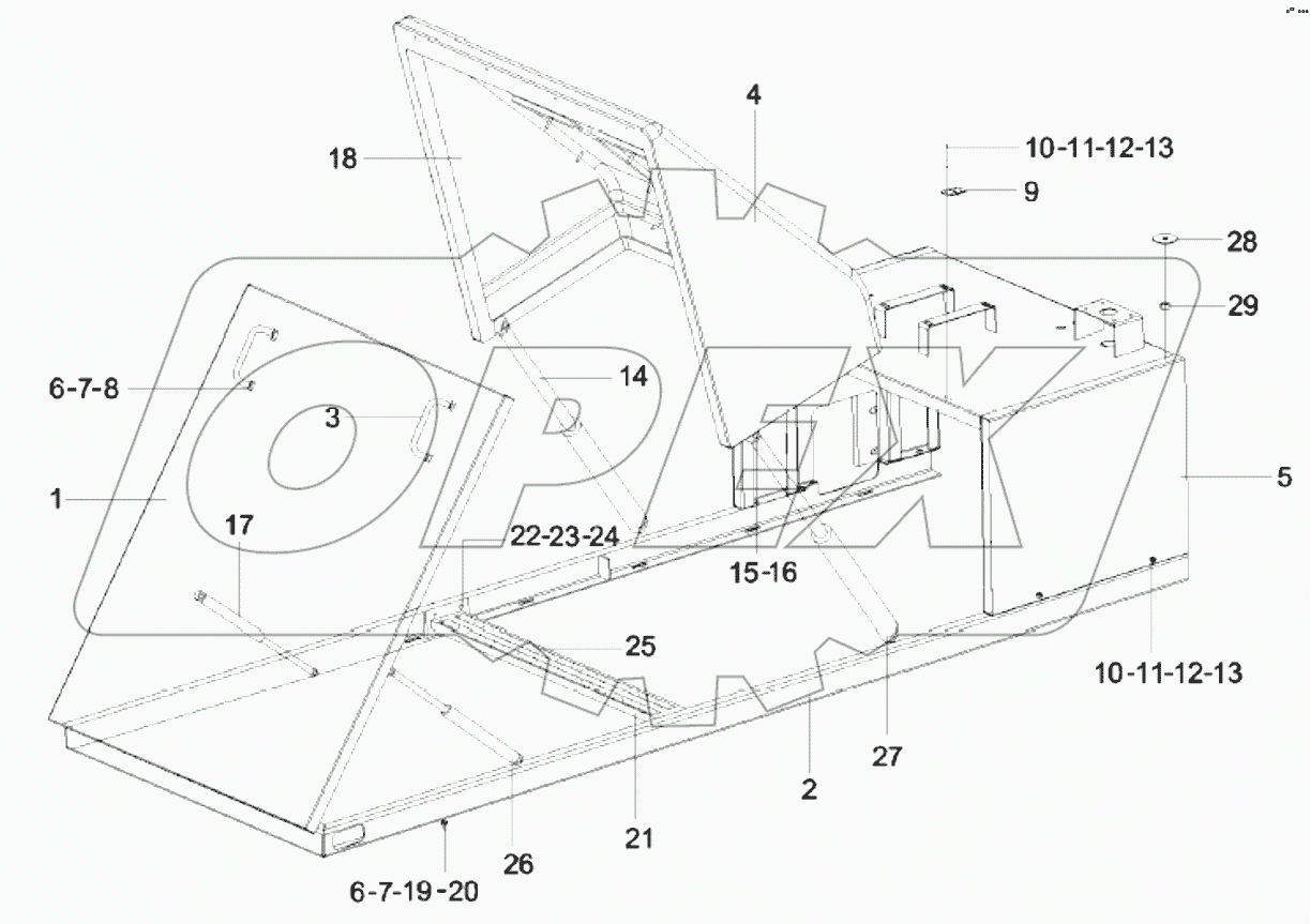  10449033 Cover plate