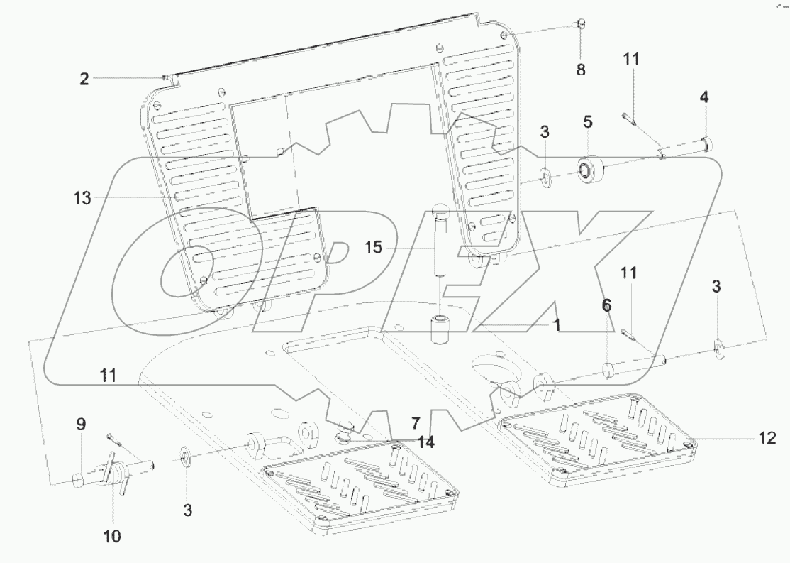  12142583 Pedal, double