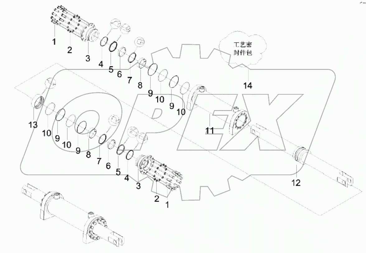  10428228 Cylinder, steering