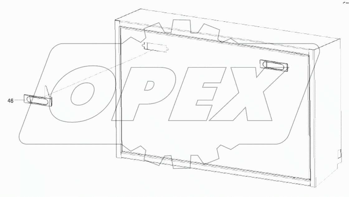  12373629 Subframe, cabin, container loader