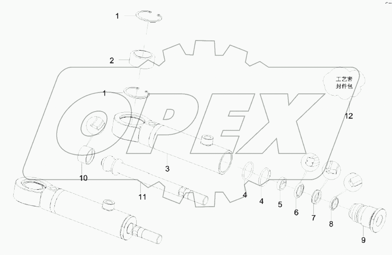  11330566 Cylinder, twist lock