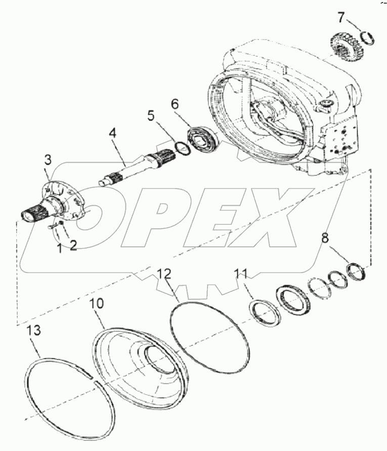  60135334 Turbine rod