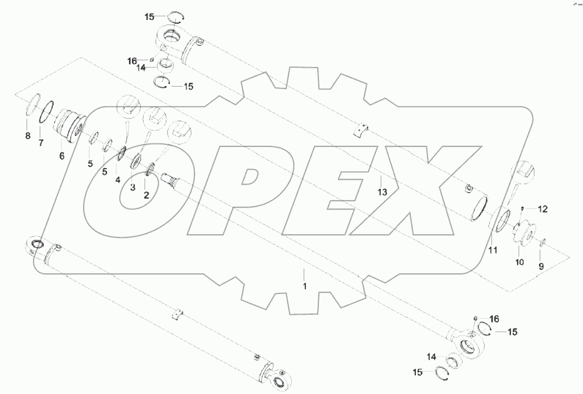  10204097 Cylinder, side shift