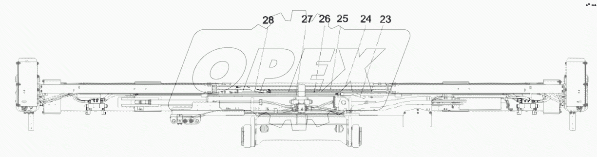  A810201060387 System, hydraulic, telescopic and twist lock