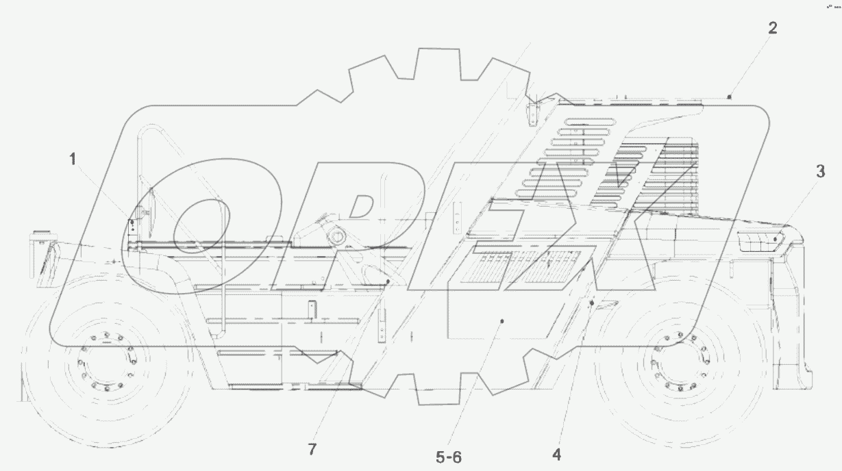  12936366 SDCY90K7C II frame electrical installation