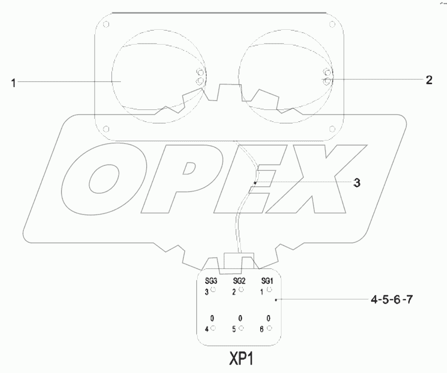  12901982 Light, rear, LED