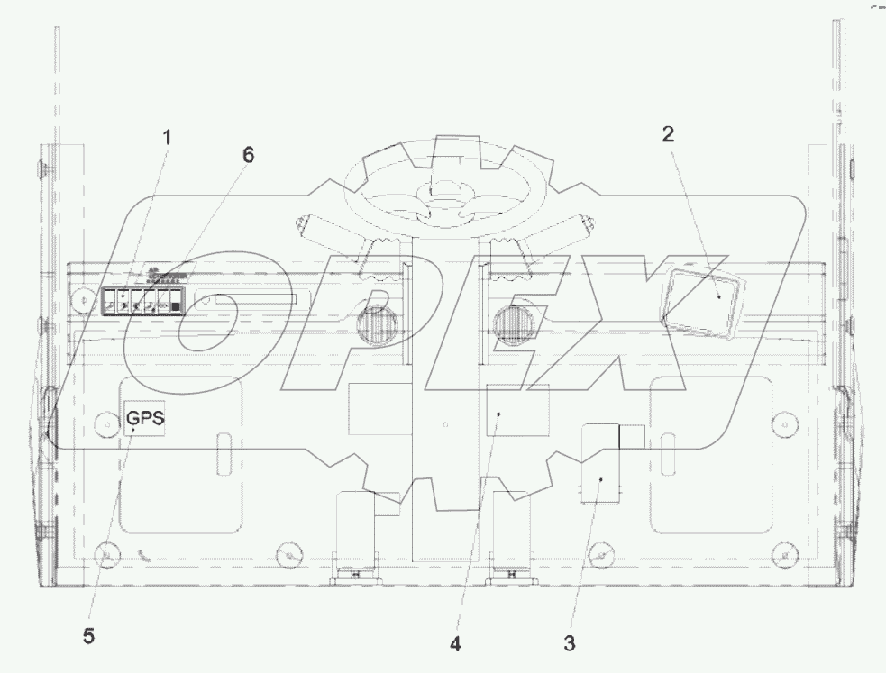  12931304 Front operation panel