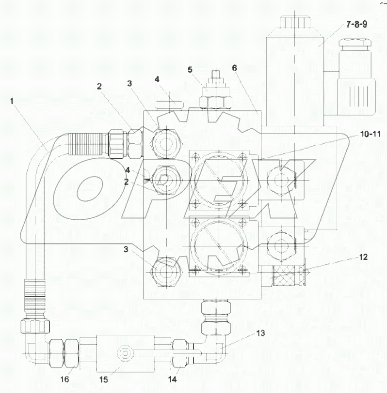  A810201062430 Group, brake control valve