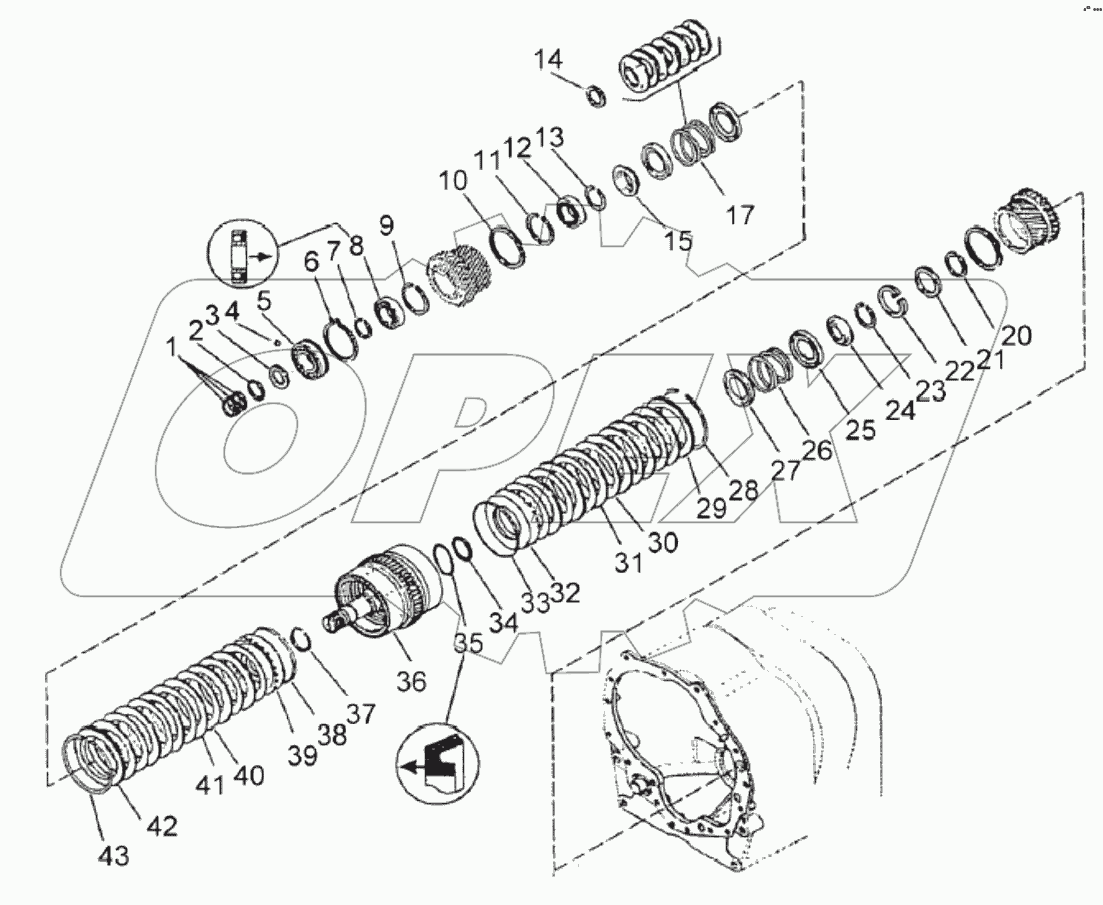  60135359 Front wheel drive and 2nd shaft