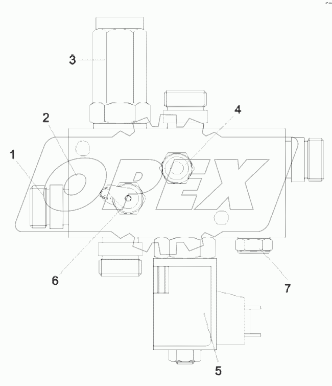  A819700001629 Group, cooling switching valve